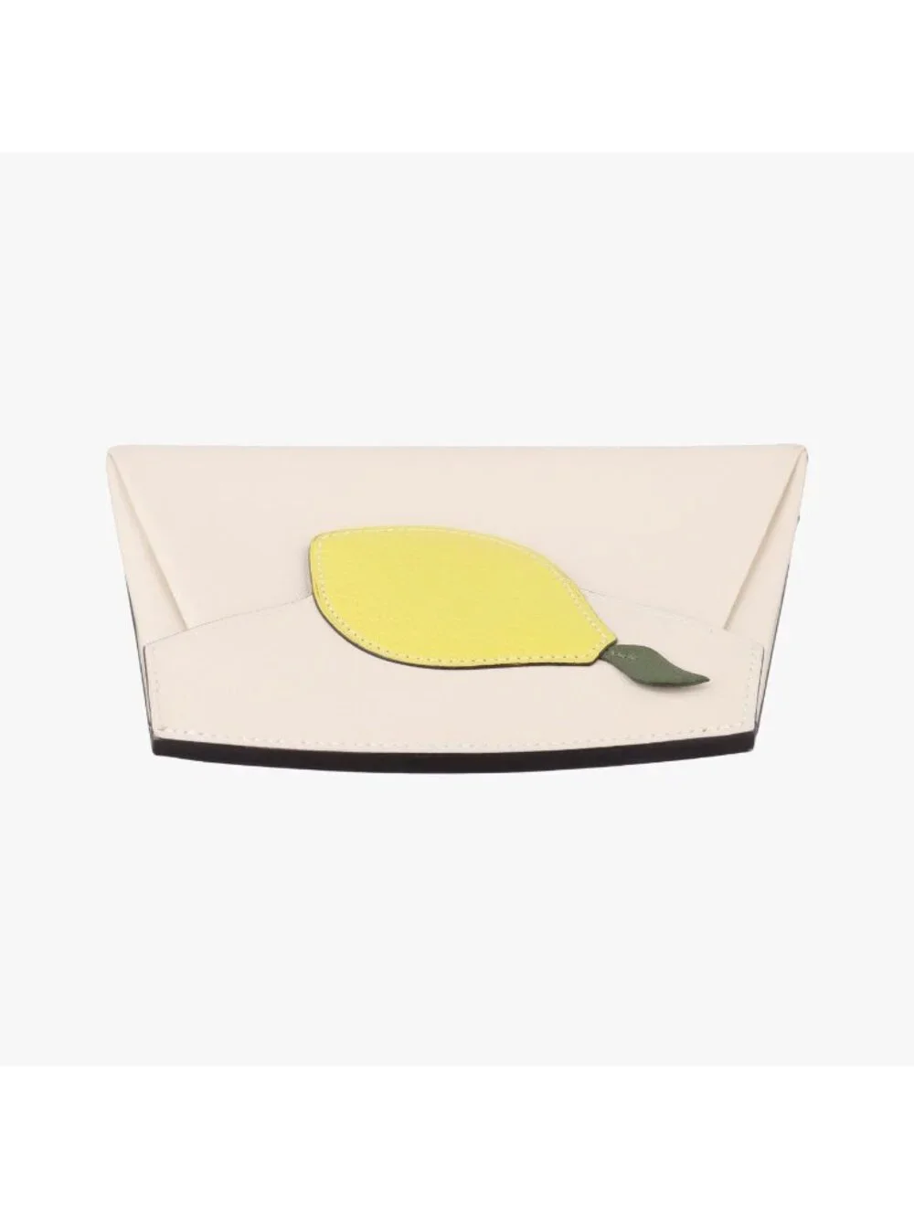 Hermes Tutti Frutti White Yellow Leather Clutch